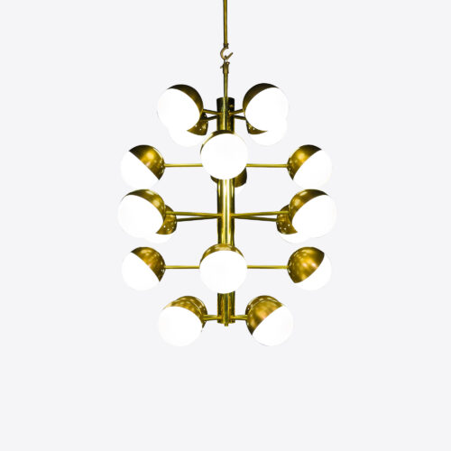 Murano glass sputnik chandelier