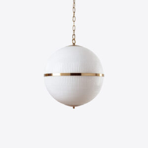 Opaline Parisian Globe Pendant - Two Sizes