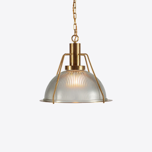 Hoxton brass - industrial pendant light for bars dining rooms or kitchen islands