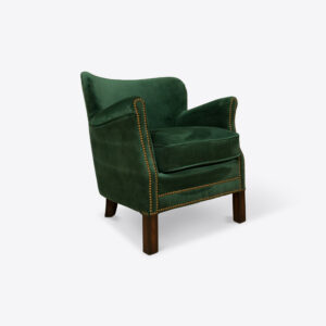 Green Velvet Amazon Chair