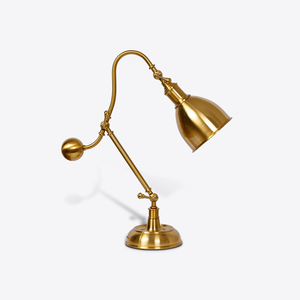 Brass Tulley Desk Lamp