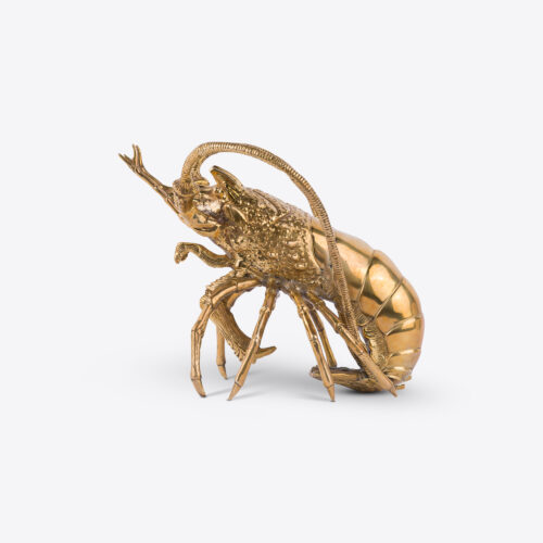 solid brass lobster