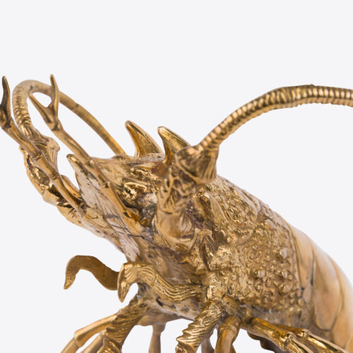 solid brass lobster