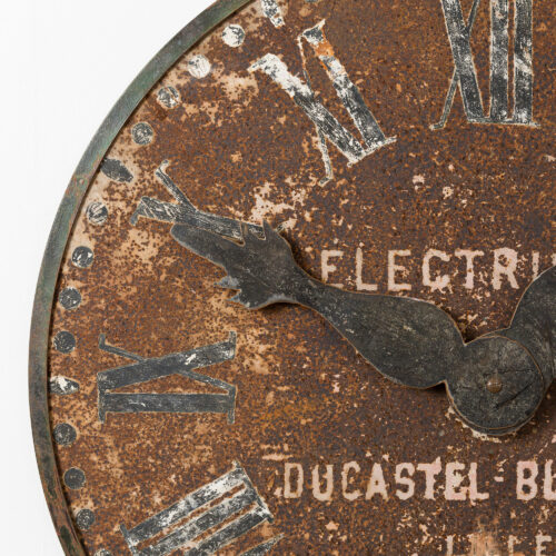 Brille Electrique antique clock facia