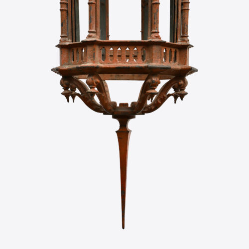 Rare 19th Century Gothic Italian Iron Lanterns