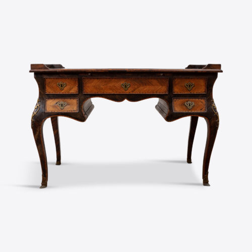 19th century antique Maltese desk with marquetry - Empire style