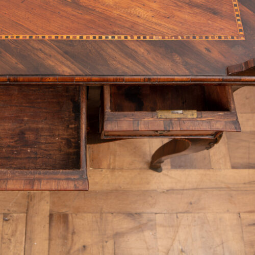 19th century antique Maltese desk with marquetry