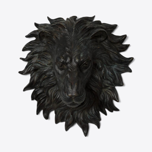 Lion Wall Mount in bronze finish