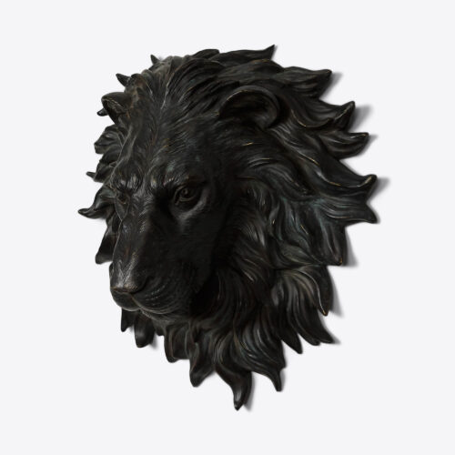 Lion Wall Mount in bronze finish