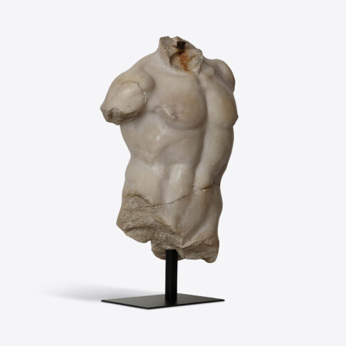 Maximillian large male torso sculpture
