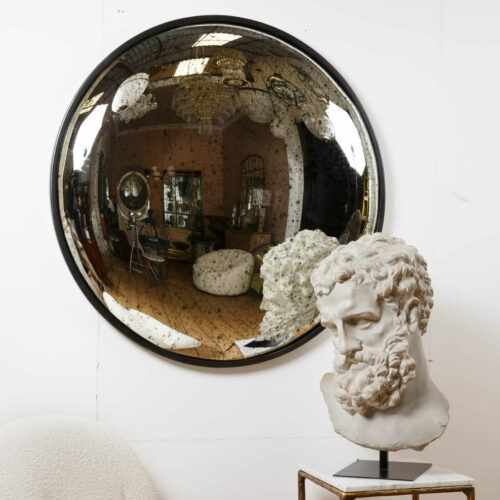 convex mirrors with aged glass