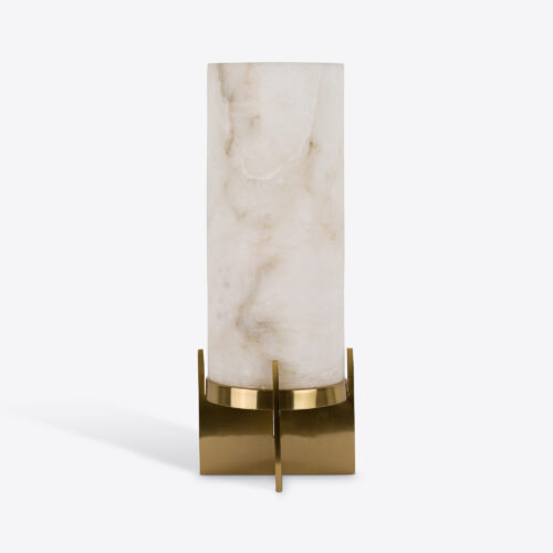 Bilbao alabaster lamp by Pure White Lines