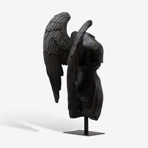 Ciara bronze black angel statue