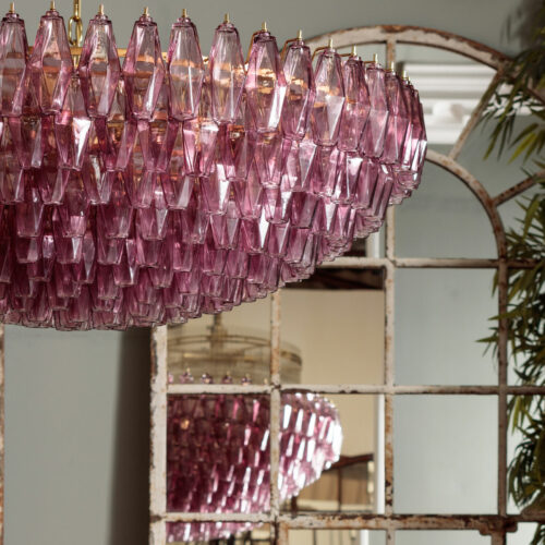 vintage mid-century Murano inspired chandelier