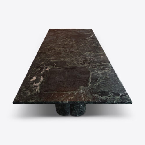 Arizona green marble dining table - luxury solid marble