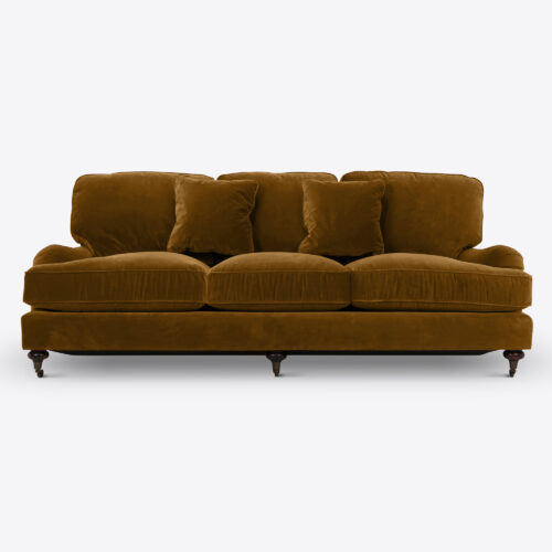 Baxter_sofa_rust_velvet_traditional_2_Mustard