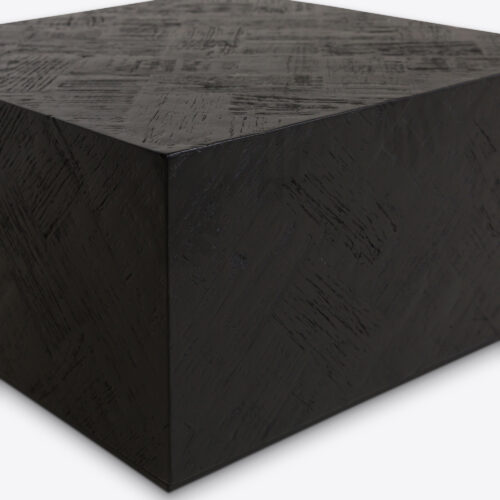York oak parquet coffee table - block design