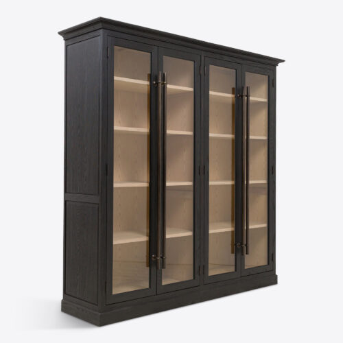 Brodie_double_tall_glass_display_cabinet_ebonised_oak_pantry_cupboard_kitchen_living_room_7