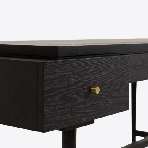 Richmond black oak mid-century inspired desk