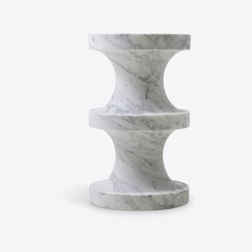 white marble River side table