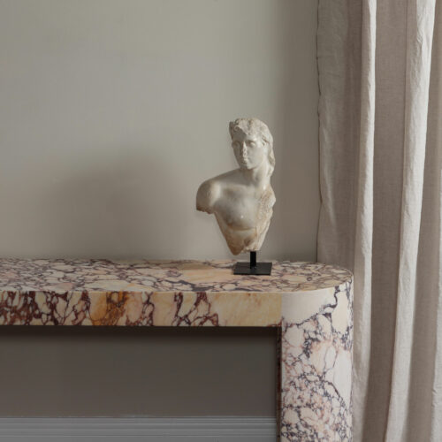Riviera Viola marble console table