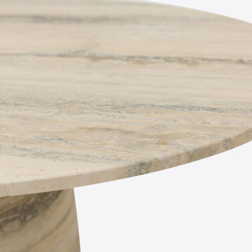 Argent solid travertine coffee table