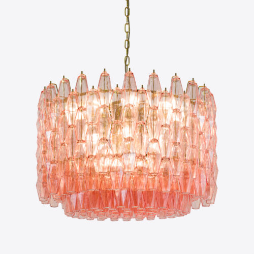 pink_drum-chandelier-vintage-Murano_style_1