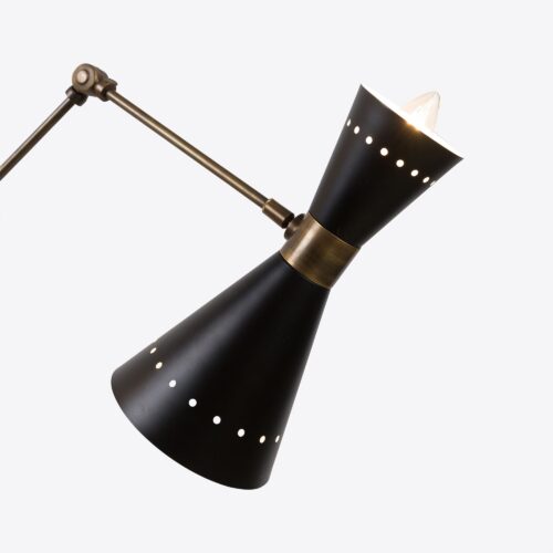 Conte double head directional wall light