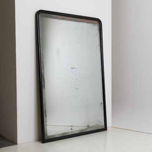 Antique French Mirror - H170cm with black frame
