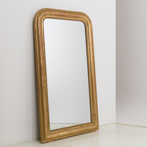 Antique French Louis Philippe Mirror - H142cm