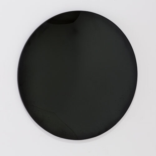 Onyx blackened convex mirror lens