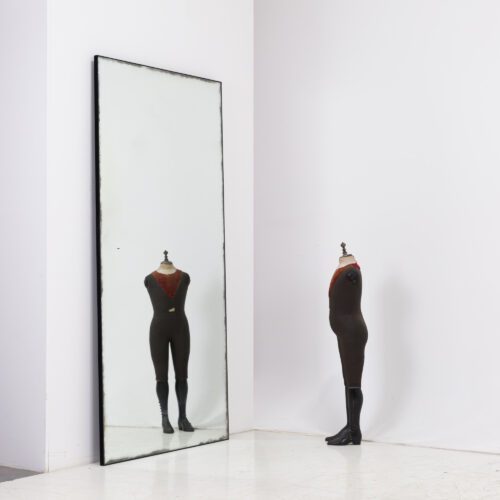 Albi Frameless Full Length Aged Glass Mirror