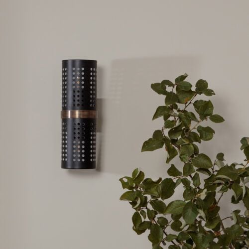 bathroom lighting - brass wall light