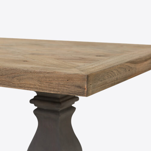 Ascot Refectory Table 240cm oak wooden dining table farmhouse traditional
