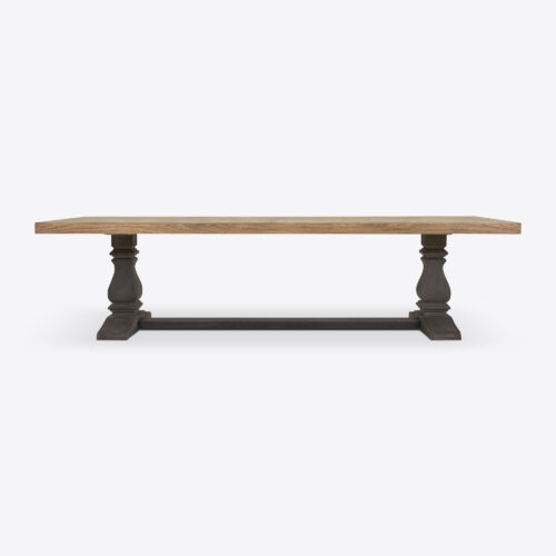Ascot Refectory Table 300cm oak wooden dining table farmhouse traditional