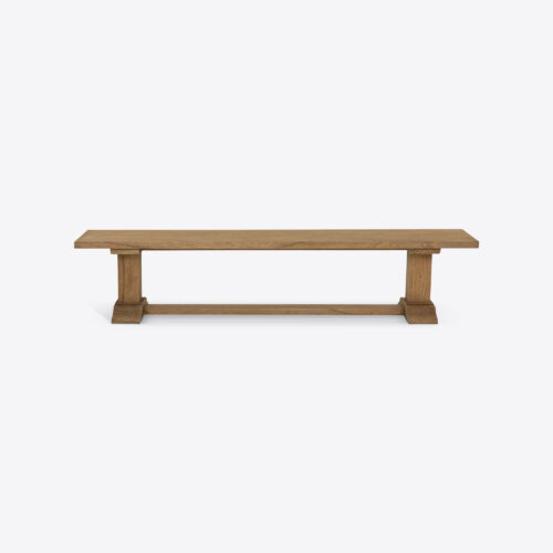 aspen 220cm oak wooden dining bench