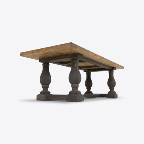 Cotswolds refectory dining table 240cm long rectangular farmhouse