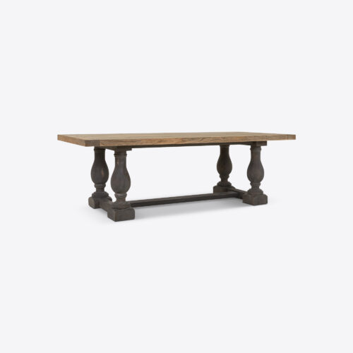 Cotswolds refectory dining table 240cm long rectangular farmhouse