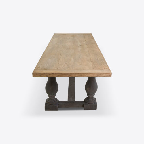 Cotswolds refectory dining table 300cm long rectangular farmhouse