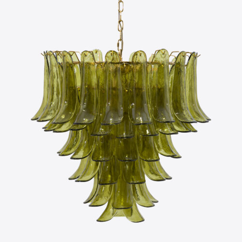 Green_Petalo_chandelier_Murano_style_mid-century-70s_tiered_pendant_1