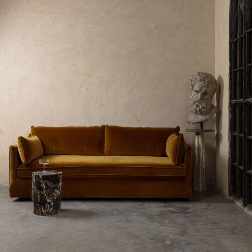 Margauex_sofa_orange_mustard_velvet