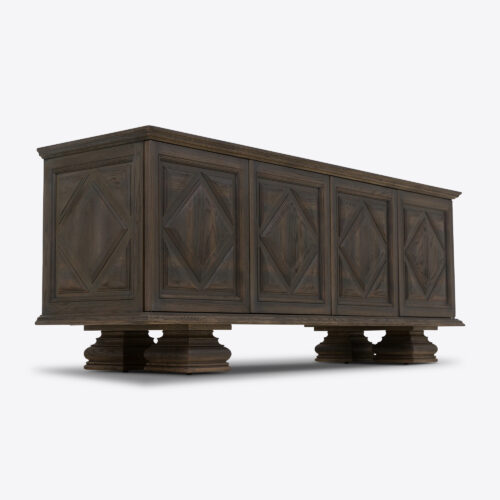Antoine sideboard inspired by 17th 18th century antique coffer