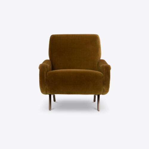 Jaggar mid-century Italian style armchair velvet