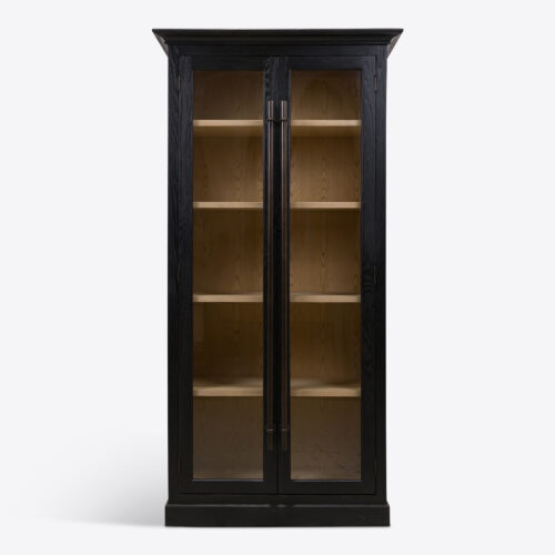 Brodie_tall_glass_display_cabinet_inblack_ebonised_oak_pantry_cupboard_kitchen_living_room_2
