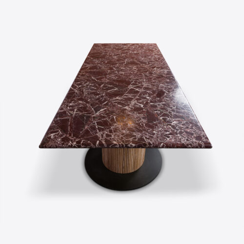 Mare_Street_Market_Rosa_red_marble_dining_table_with_reeded_round_pedestal_legs_6