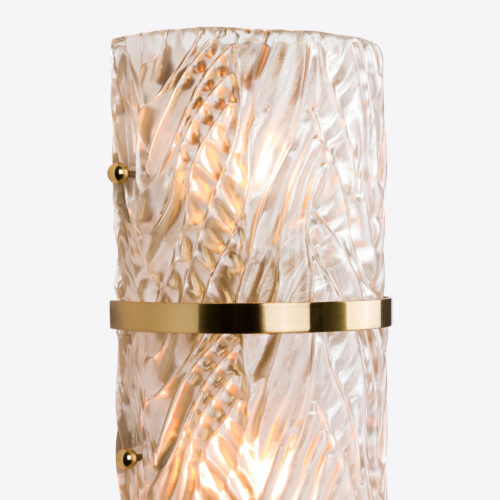 Vasto Murano Wall Light - Pure White Lines